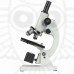Микроскоп школьный Эврика 40х-640х (зеркало, LED)