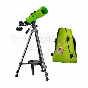 Телескоп BRESSER JUNIOR 70/400 в зеленом рюкзаке
